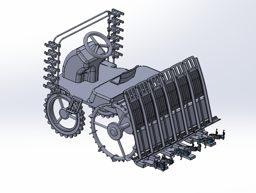 水稻插秧施肥机设计（含三维+二维+说明书）